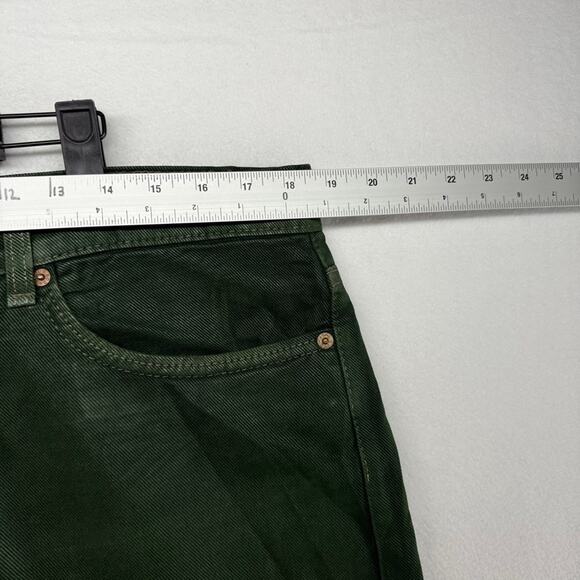 Vintage Levis Jeans FIts 37x30.5 Green 554 Baggy Loose Red Tab USA made Straight - Picture 8 of 14